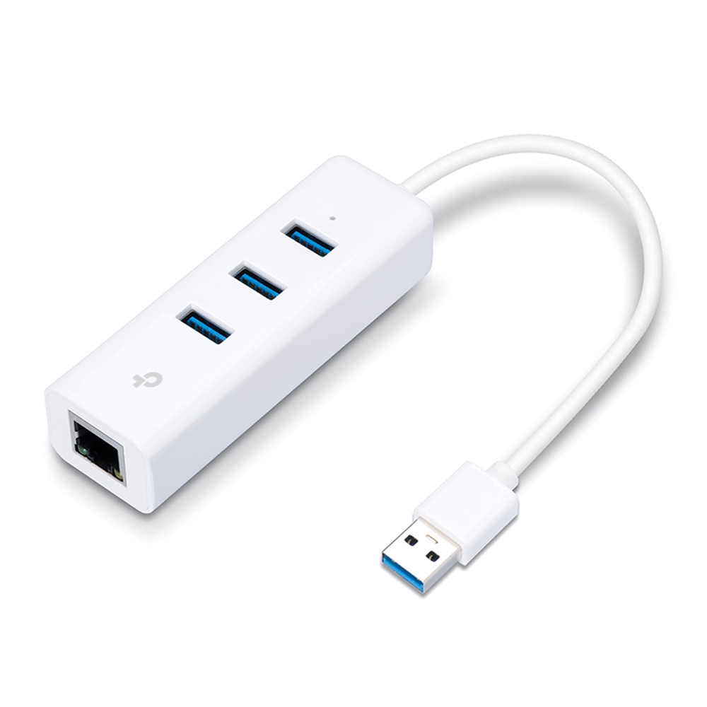 USB-концентратор TP-Link UE330 на 3 порта и адаптер Gigabit Ethernet — 2