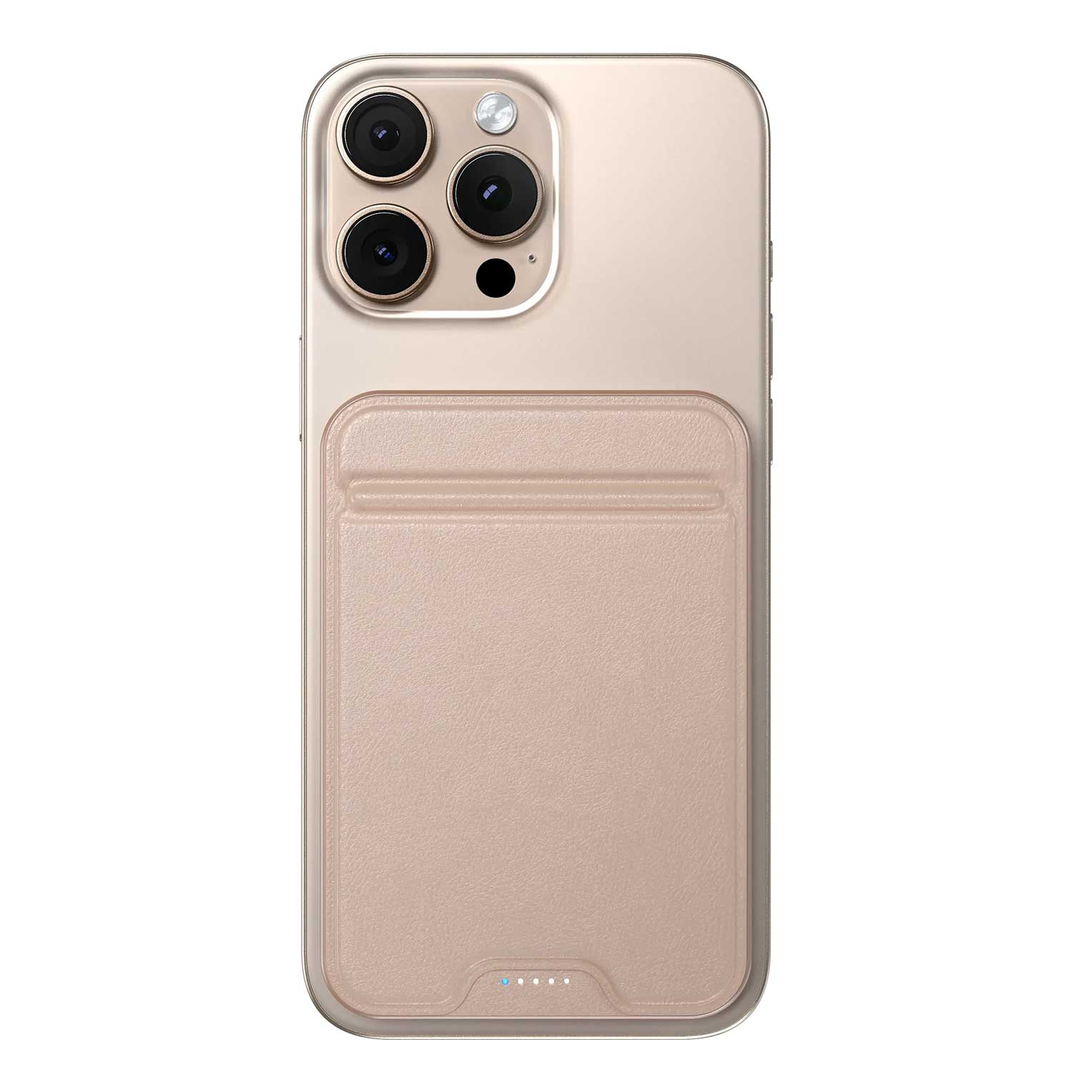 Power bank SATECHI OntheGo 5000mAh Magnetic Qi2 USB-C PD witch Stand Desert Rose ST-B5Q2SR — 3