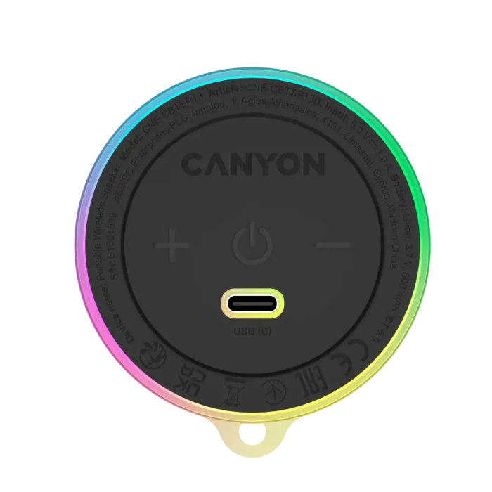 Canyon Magnetic BT Speaker OnMove 13 CNE-CBTSP13B — 3