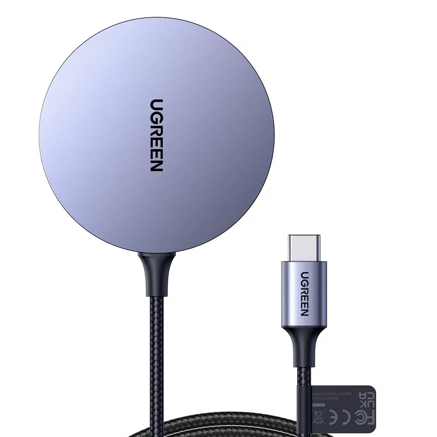 Cable UGREEN Magnetic Wireless Charger USB-C 55206 15W — 2