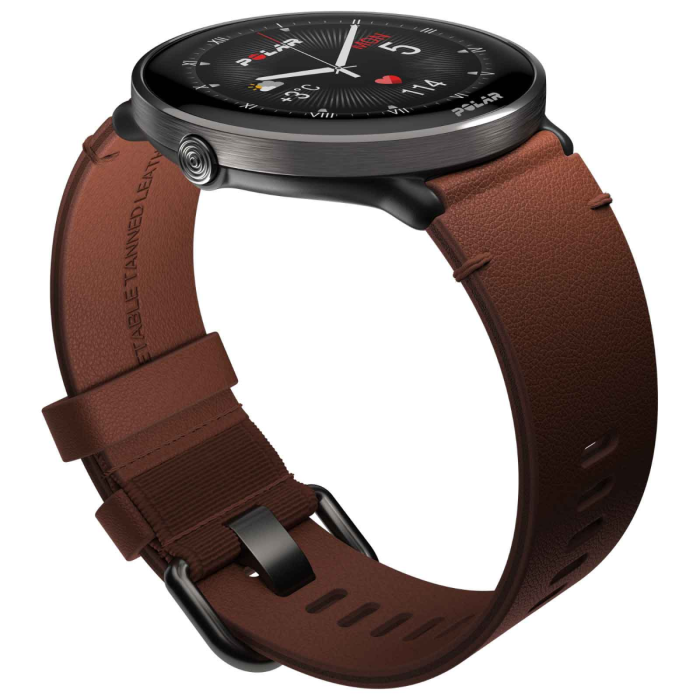 Polar ignite 3 ti lthr brnz m l — 5