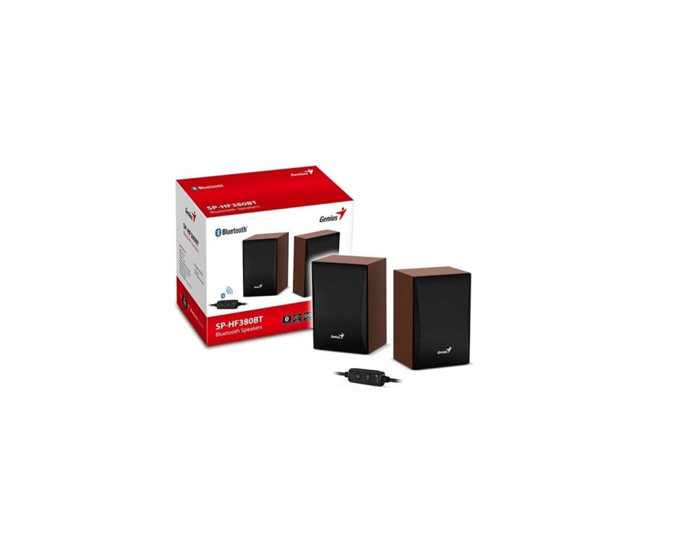 Genius SP-HF380BT Wood Speaker — 5