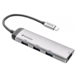 USB Hub Verbatim USB-C 4 x USB 3.2 Gen 1 — 2