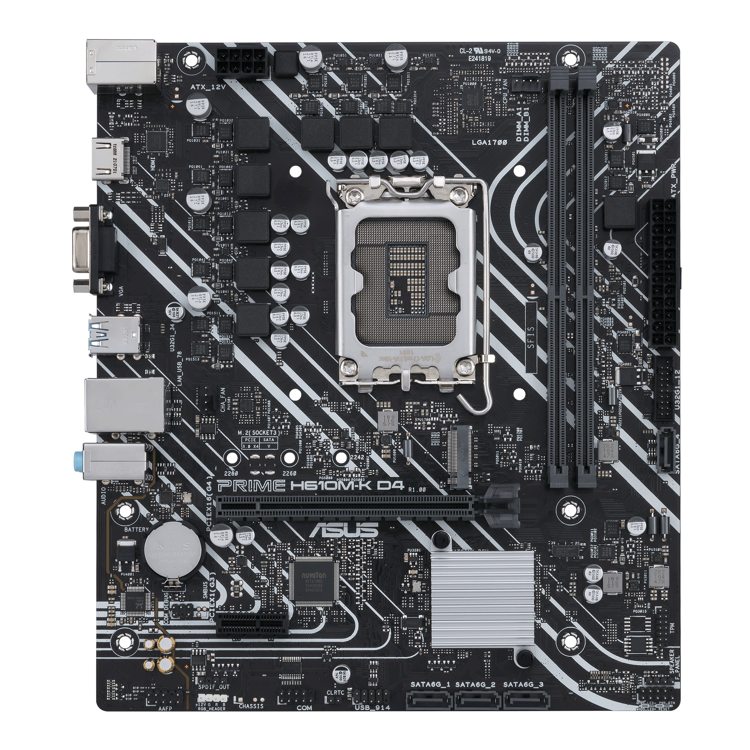 Prime H610M-K D4 1700s DDR4 ready 1A10 — 2