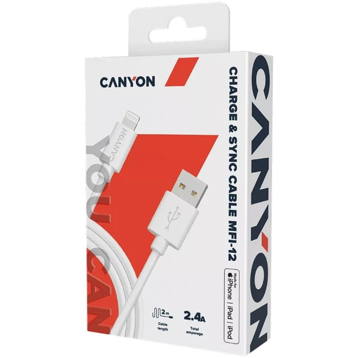 Canyon CNS- MFI-12 USB-A to Lightning cable — 2