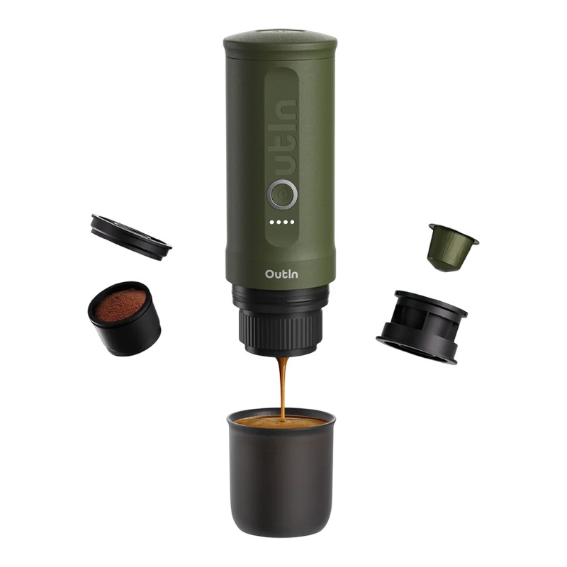 Nano portable espresso machine Outin A000002 Forest — 2