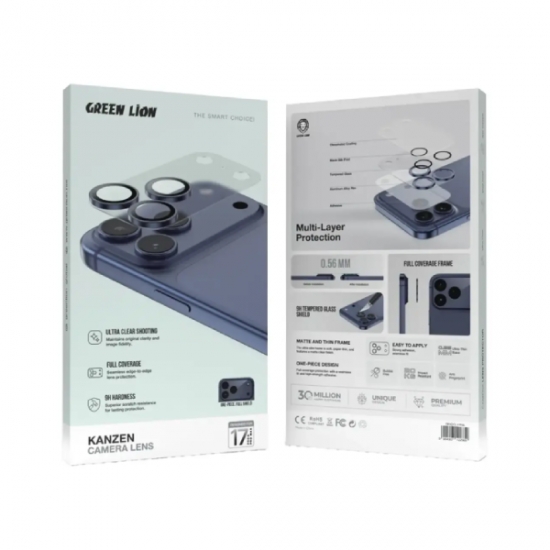 Lion Kanzen Camera Lens Glass For iPhone 17 Pro — 9