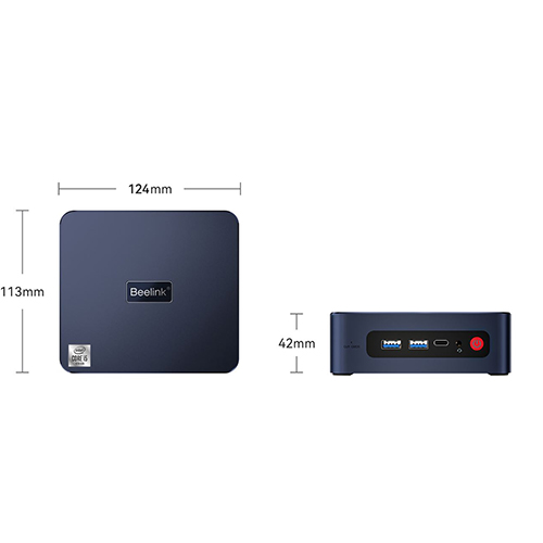Beelink Mini SEi10 i5-1035G7 DDR4 SSD BT5.2 WiFi 6 Win 11 — 2