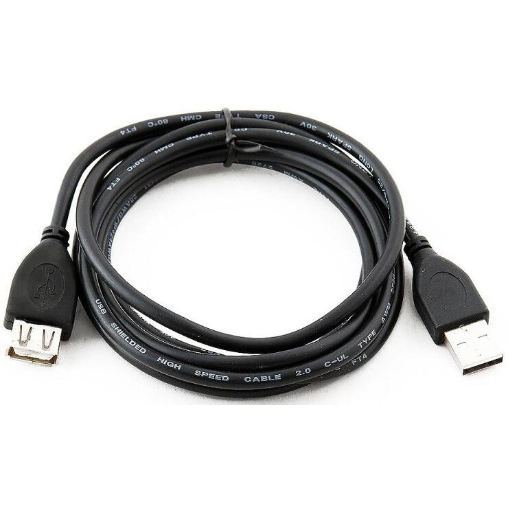 Gembird USB 2.0 AM - AF Extension cable 1.8m CCF-USB2-AMAF-6 — 2
