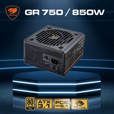 Cougar GR 750 750Wt 80 PLUS Fully Modular ATX PSU 750W — 4