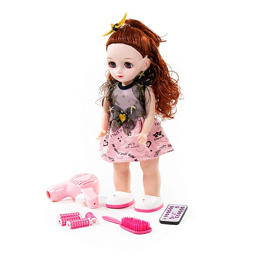Doll Veronica 37 cm in a beauty salon with accessories 6 elements — 2