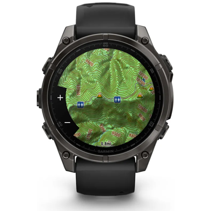 Fenix 8 – 47 mm AMOLED Sapphire Carbon — 8