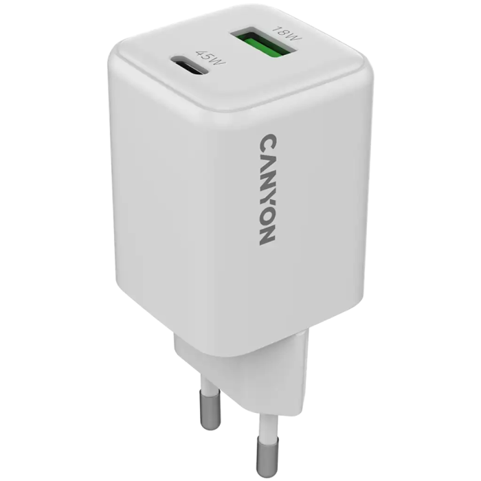 Canyon GaN Wall Charger PD QC CNS-CUW45AC 18W — 4