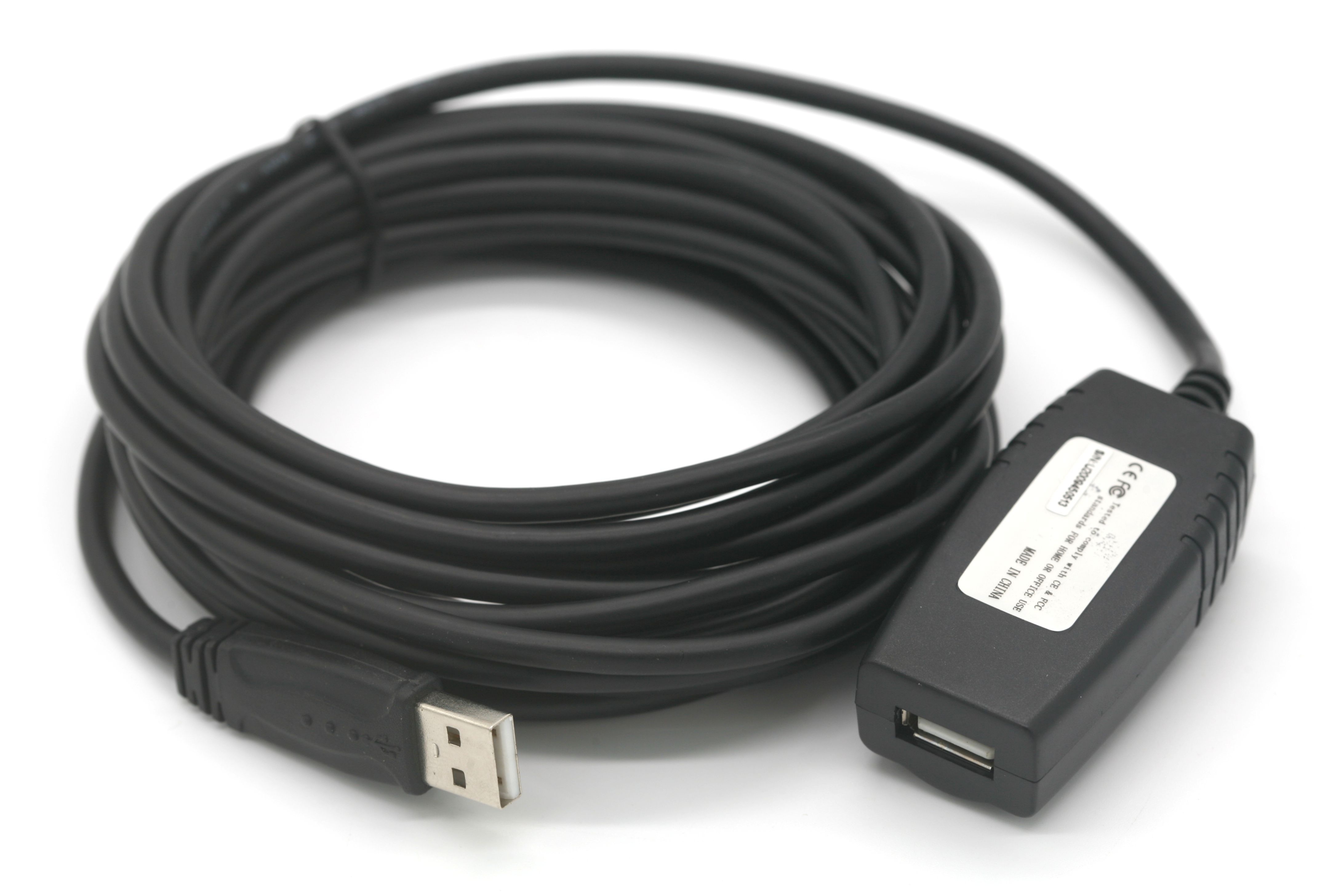 USB 2.0 Active Extension Cable with USB for Power 480Mbps box 20213 — 3