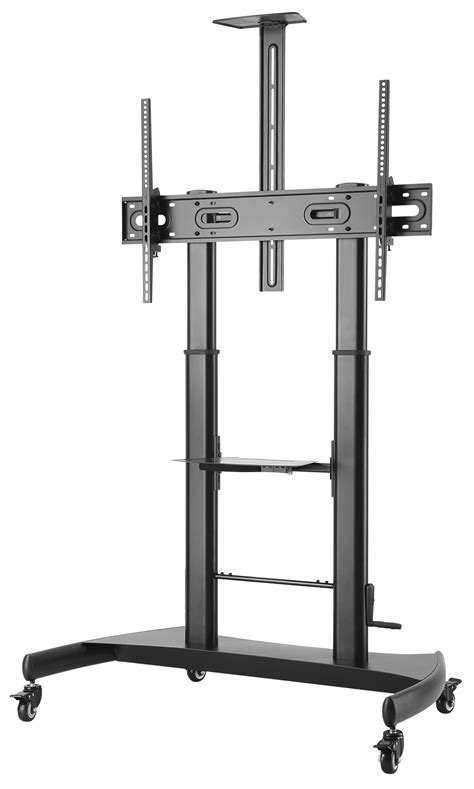 Gembird TVS-100T-02 Height adjustable TV floor stand with caster wheels — 3