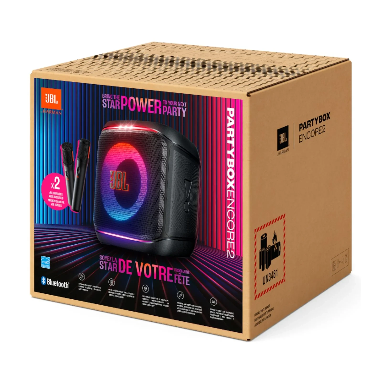 PartyBox Encore 2 Portable Party Speaker With 2 Mics — 4