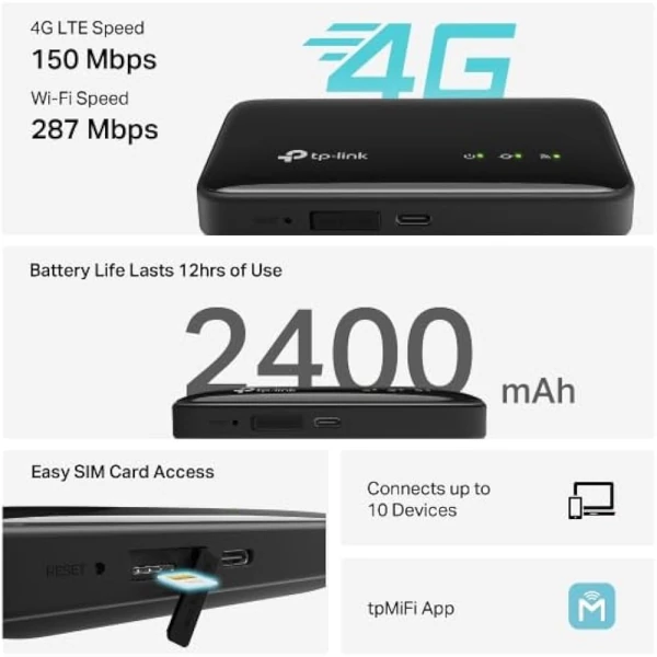 M7005 4G LTE Mobile Wi-Fi — 3