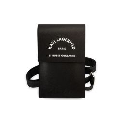 Karl Lagerfeld Saffiano Rue Saint Guillaume Wallet Phone Bag