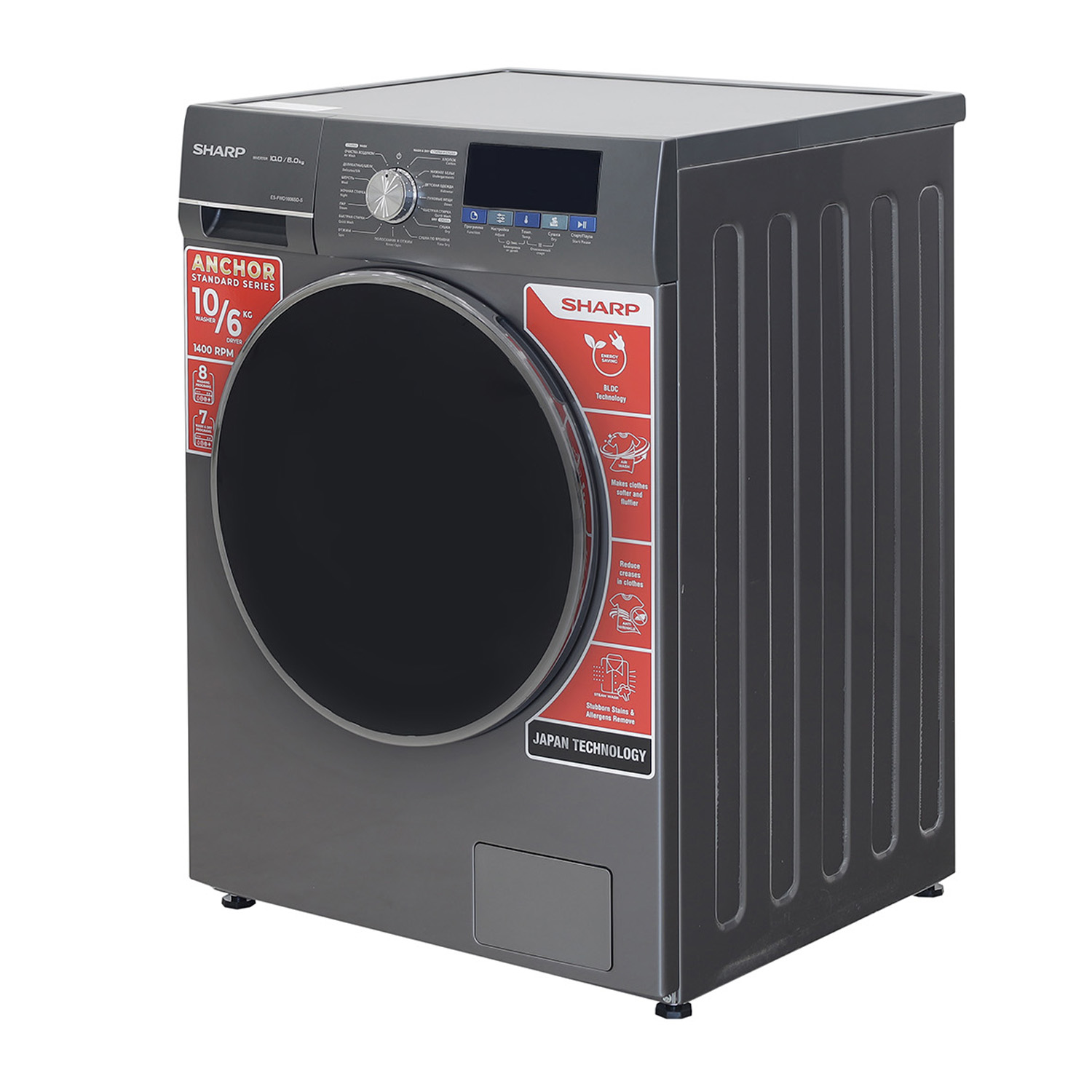 Washing machine Sharp ES-FWD1006SD-S — 3