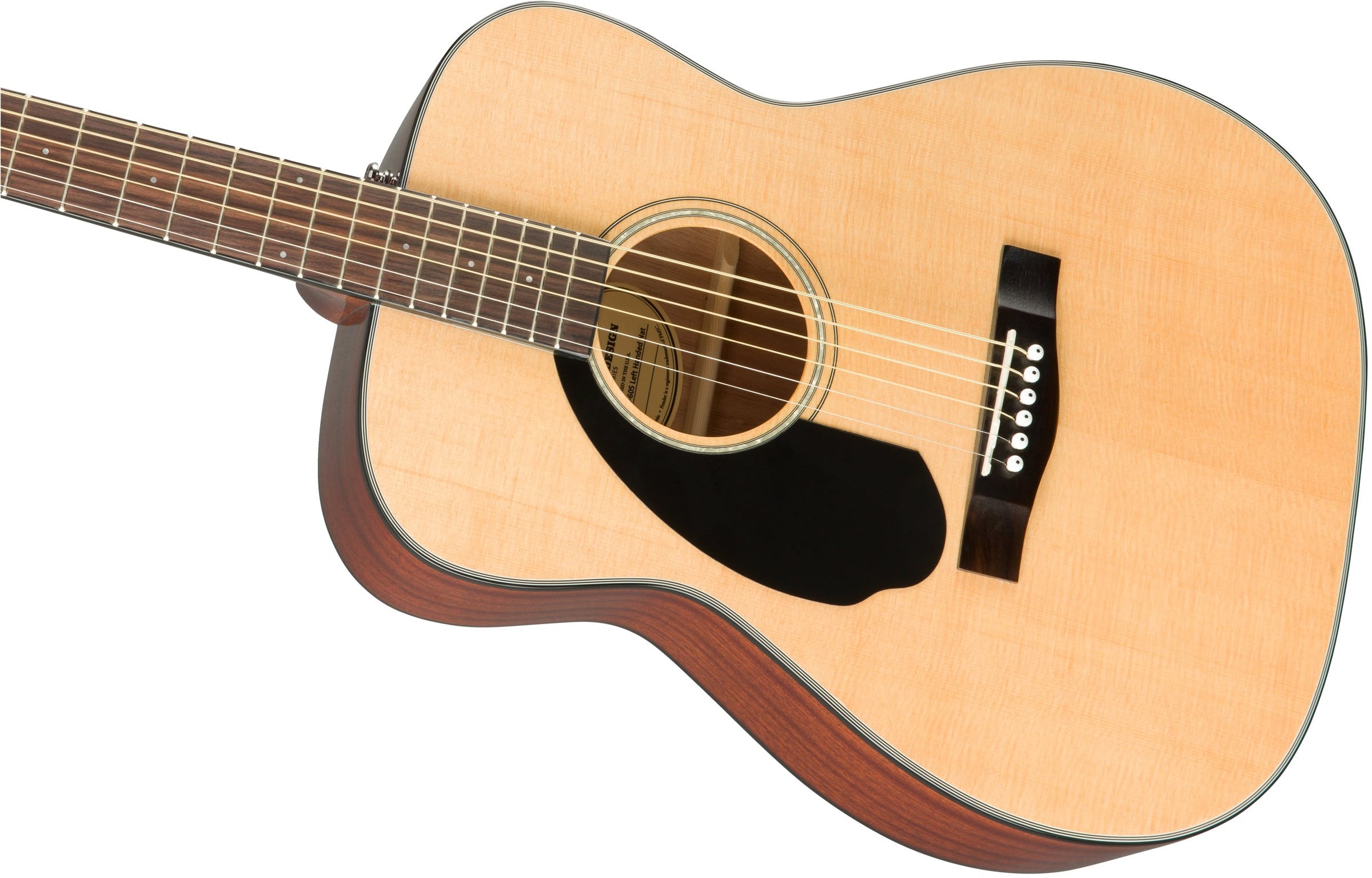 Fender CD-60S Acoustic Guitar LH left-handed Natural — 4