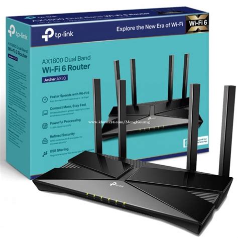 Dual Band WiFi 6 Gigabite router Tp-Link Archer AX10 AX1500 1201 300Mbps — 4