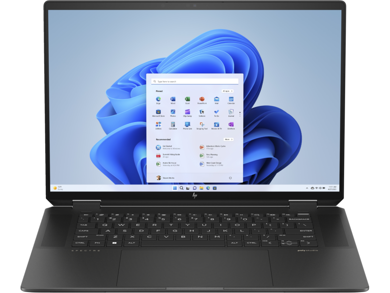 HP Spectre 16x360 A23WKEA 16 2.8K OLED 360° Touch 2880 x 1800 Core Ultra7 VGA RTX4050