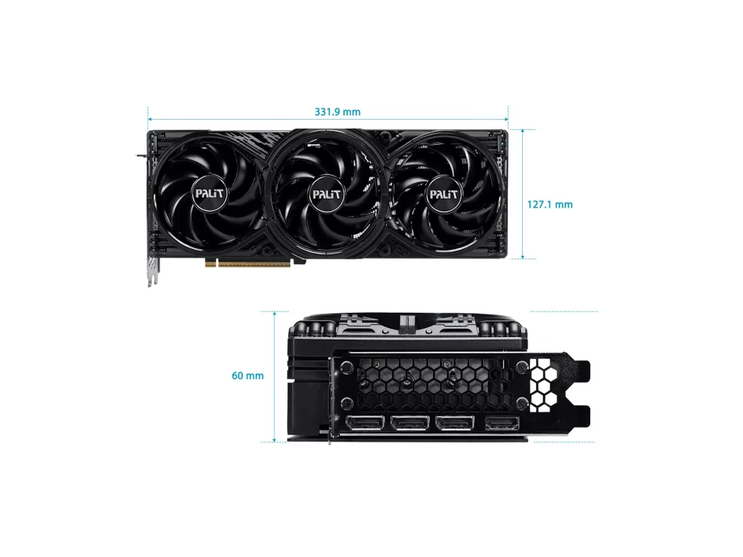 Видеокарта Palit GAMINGPRO OC GDDR7 NE75080S19T2-GB2031A — 2
