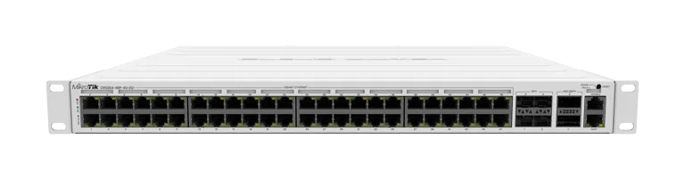 Коммутатор MikroTik CRS354-48P-4S+2Q+RM на 48 портов Gigabit PoE+ для монтажа в стойку, бюджет 700 W — 3