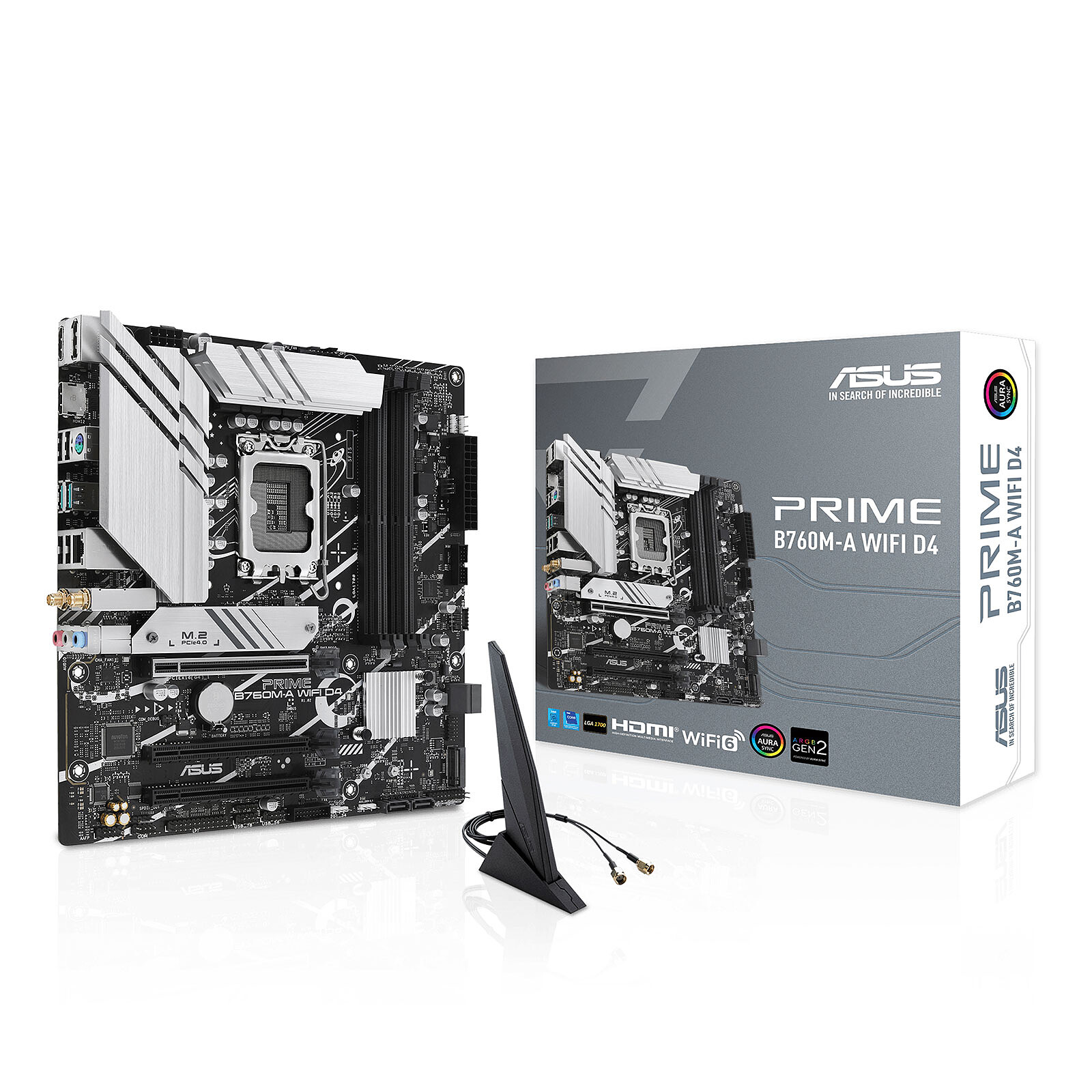 Prime B760M-A WiFi D4 iB760 1700s DDR4 ready — 3