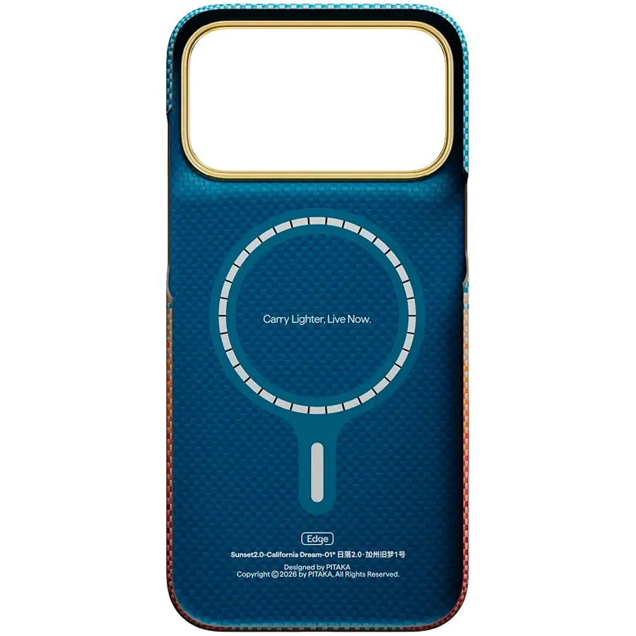 PITAKA Case with MagSafe California Dream for iPhone 18 Pro — 2