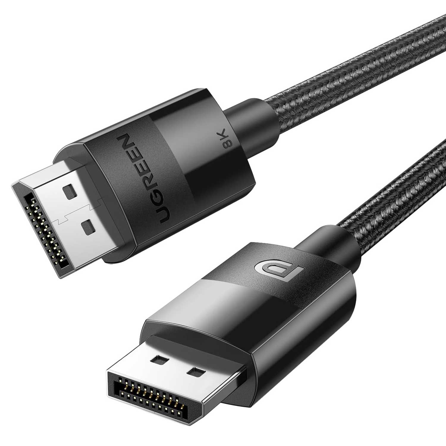 Cable UGREEN DP114 DisplayPort 1.4 8K BK 80390 — 2