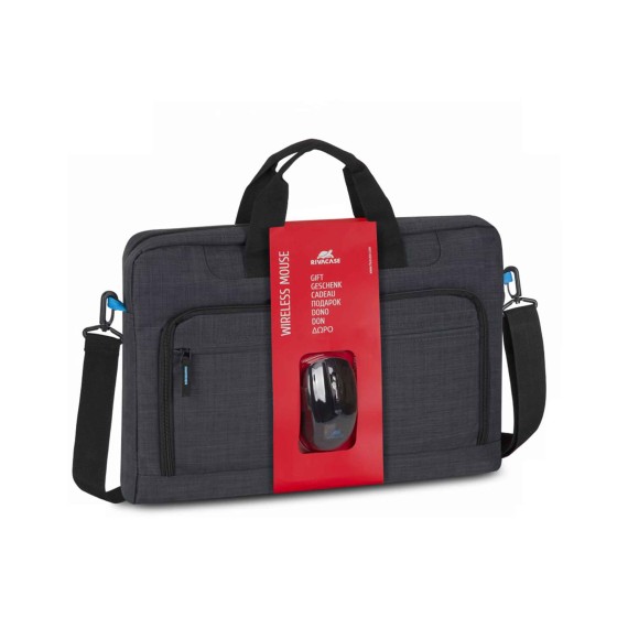 Bag for notebook RIVACASE 8058 Regent 17 WIRELESS MOUSE — 3