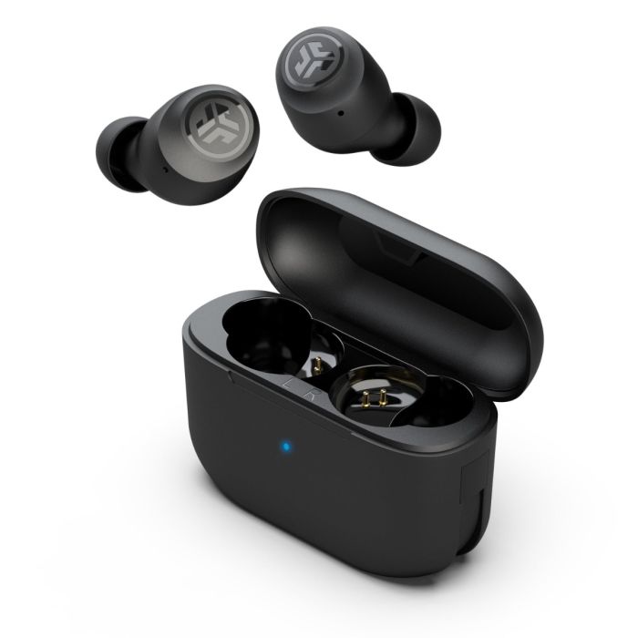 JLab Go Pop+ True Wireless Earbuds IEUEBGAIRPOPRBLK124 — 2