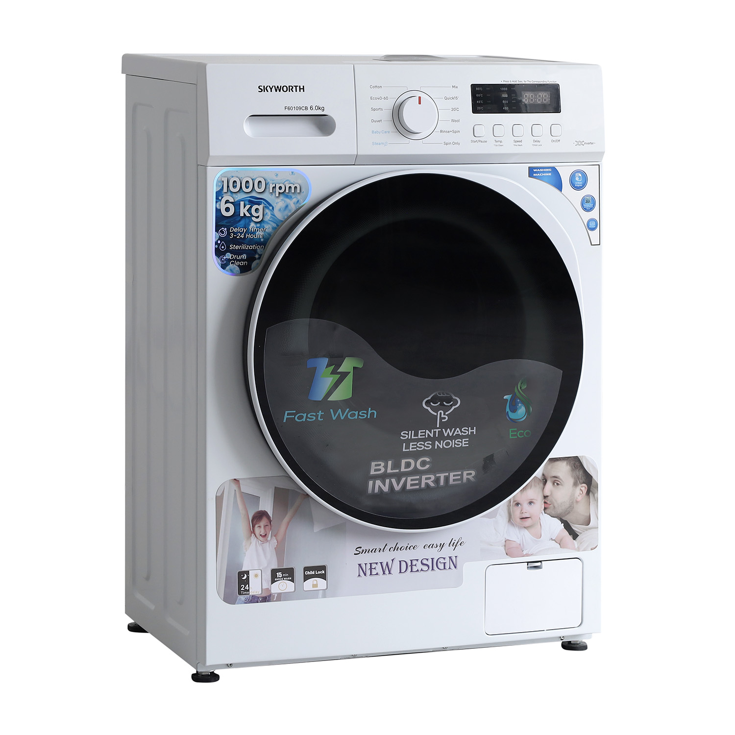 Washing machine SKYWORTH F60109CB — 3