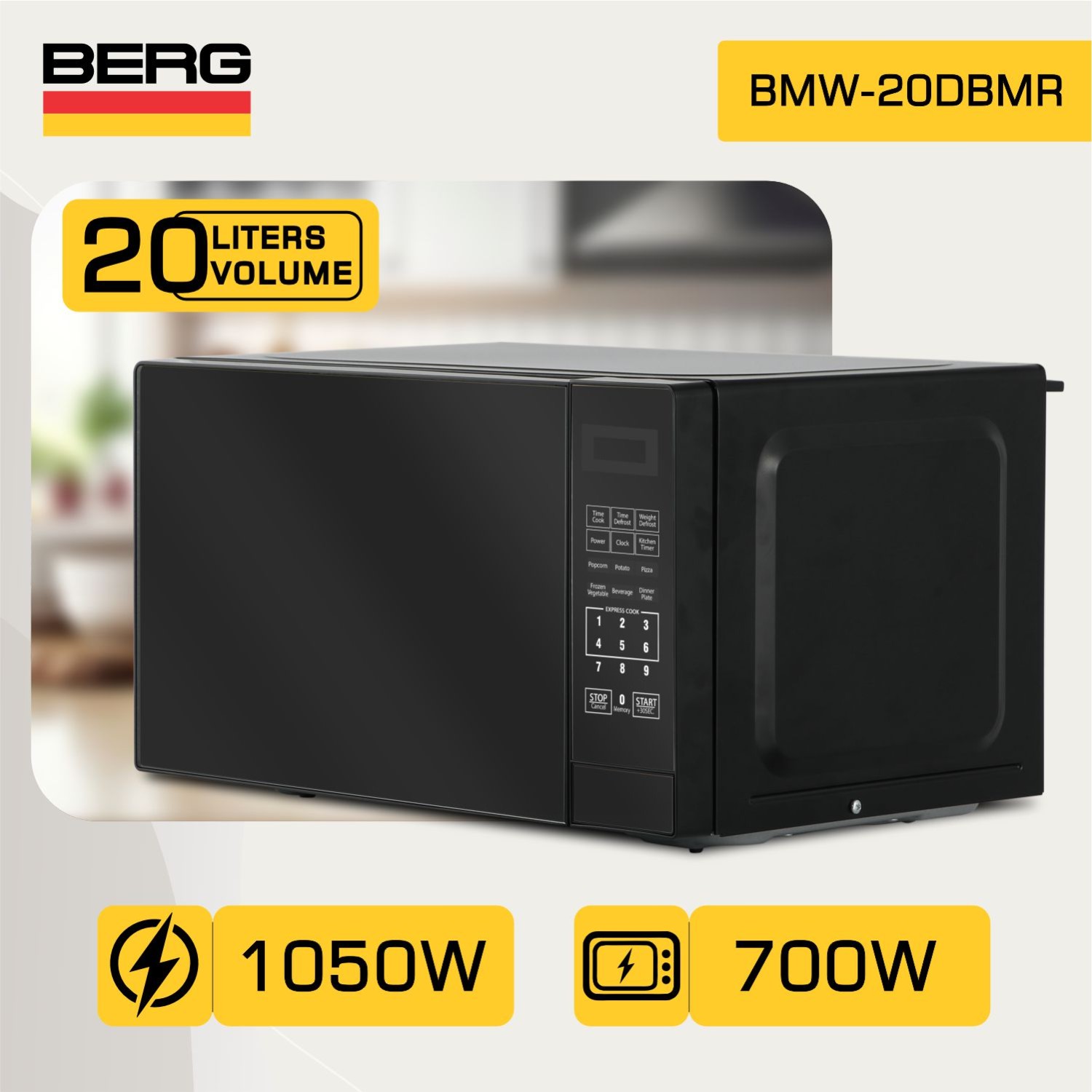 Microwave oven BERG BMW-20DBMR — 2