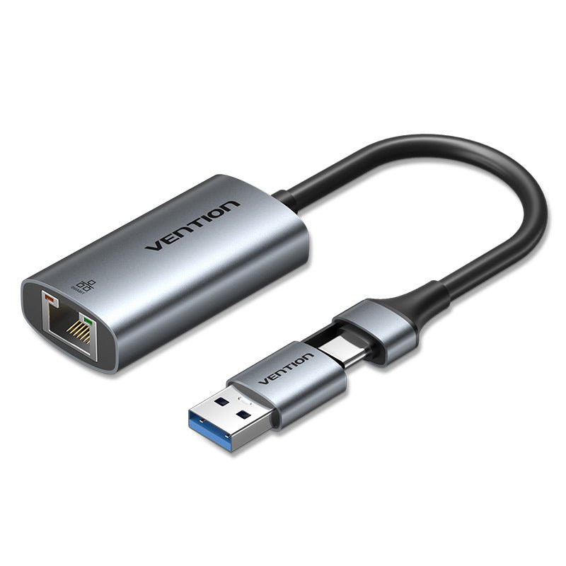 Адаптер Vention USB-C и USB-A на Gigabit Ethernet 0.15M CFQHB — 2