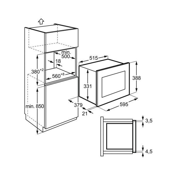 Built-in microwave oven Electrolux EMT-25203C — 2