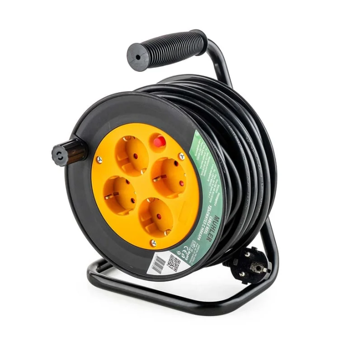 Muhler Cable Reel with 4 Sockets 1006184 — 2
