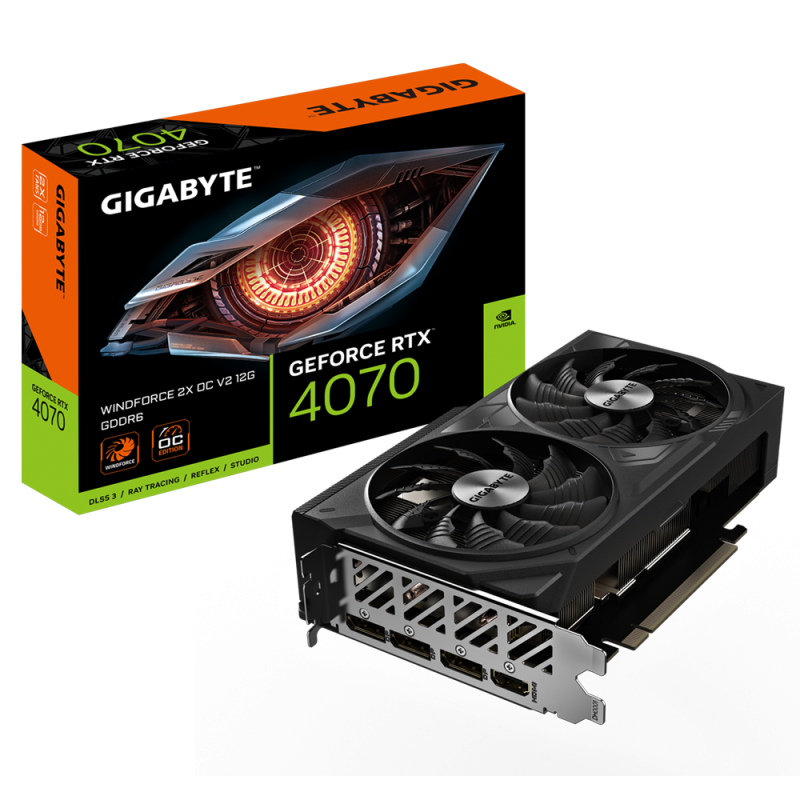 Graphic Card Gigabyte Geforce RTX 4070