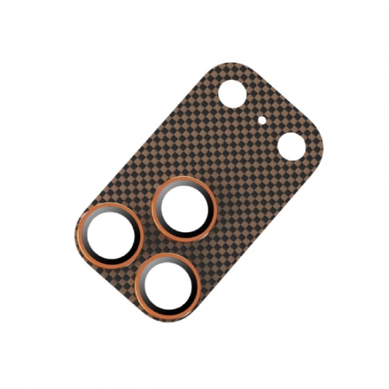 Lion Kevlar Guard Camera Lens Glass for iPhone 17 Pro Max Desert — 3
