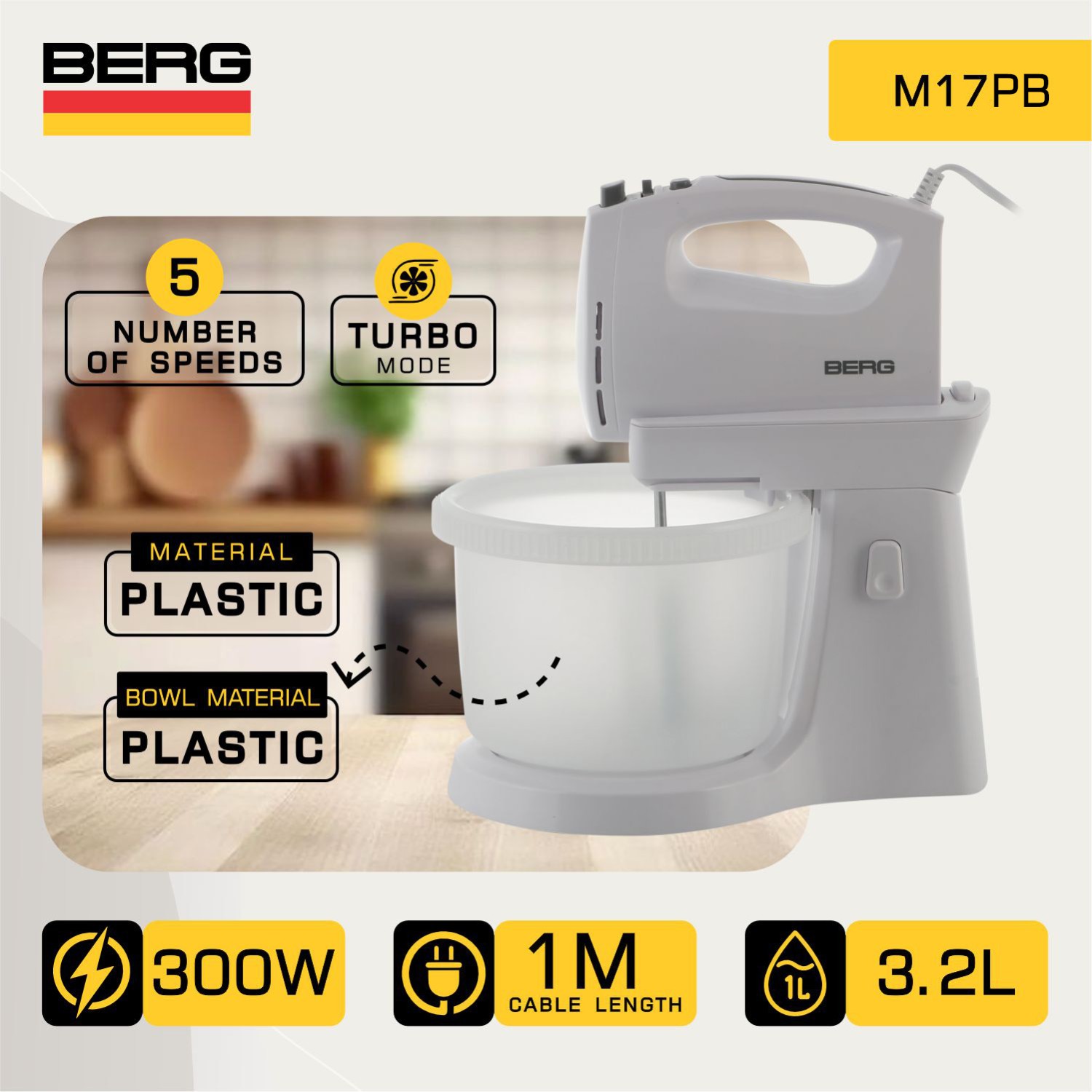 Mixer BERG M17PB — 2