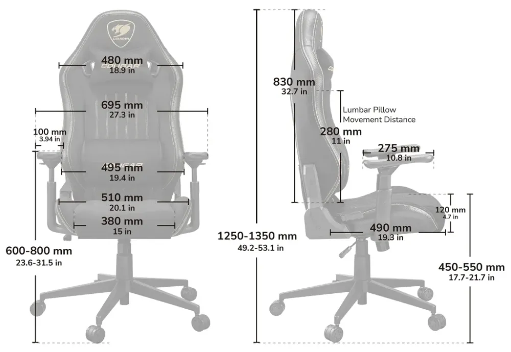 Chair COUGAR Explore Army F — 6