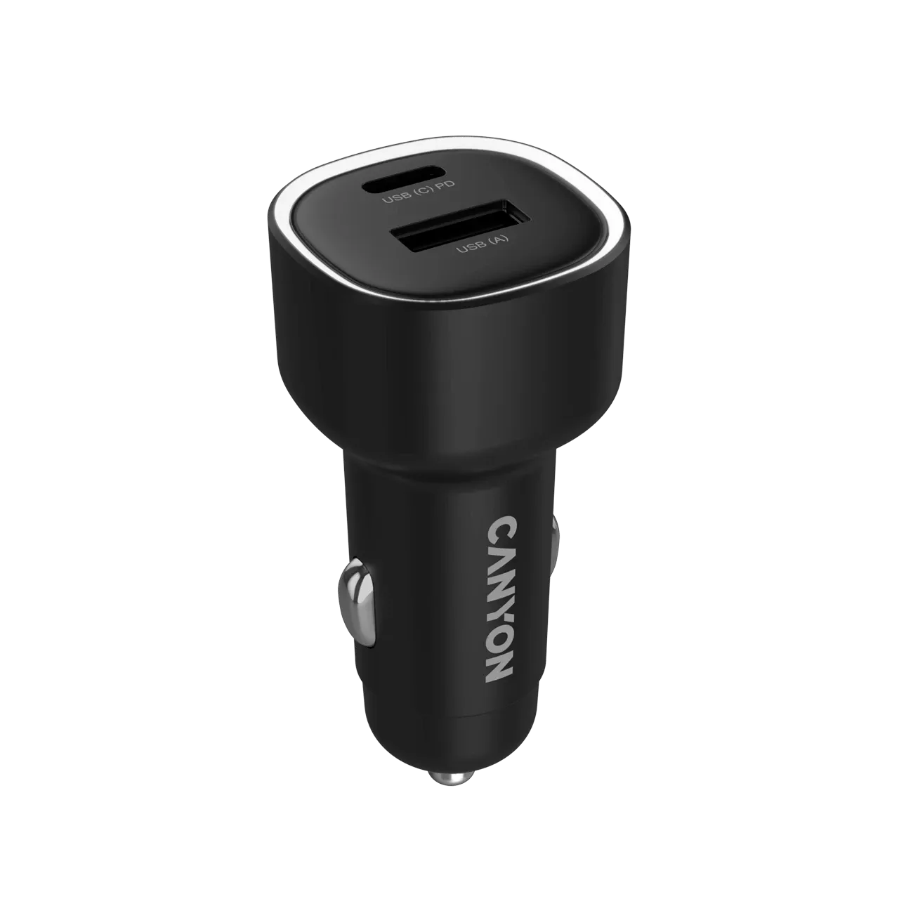 CANYON Car Adapter 2*USB USB-C 85W — 3