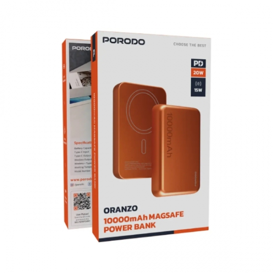 Porodo 15W Wireless PD 20W MagSafe 10000mAh Power Bank — 2