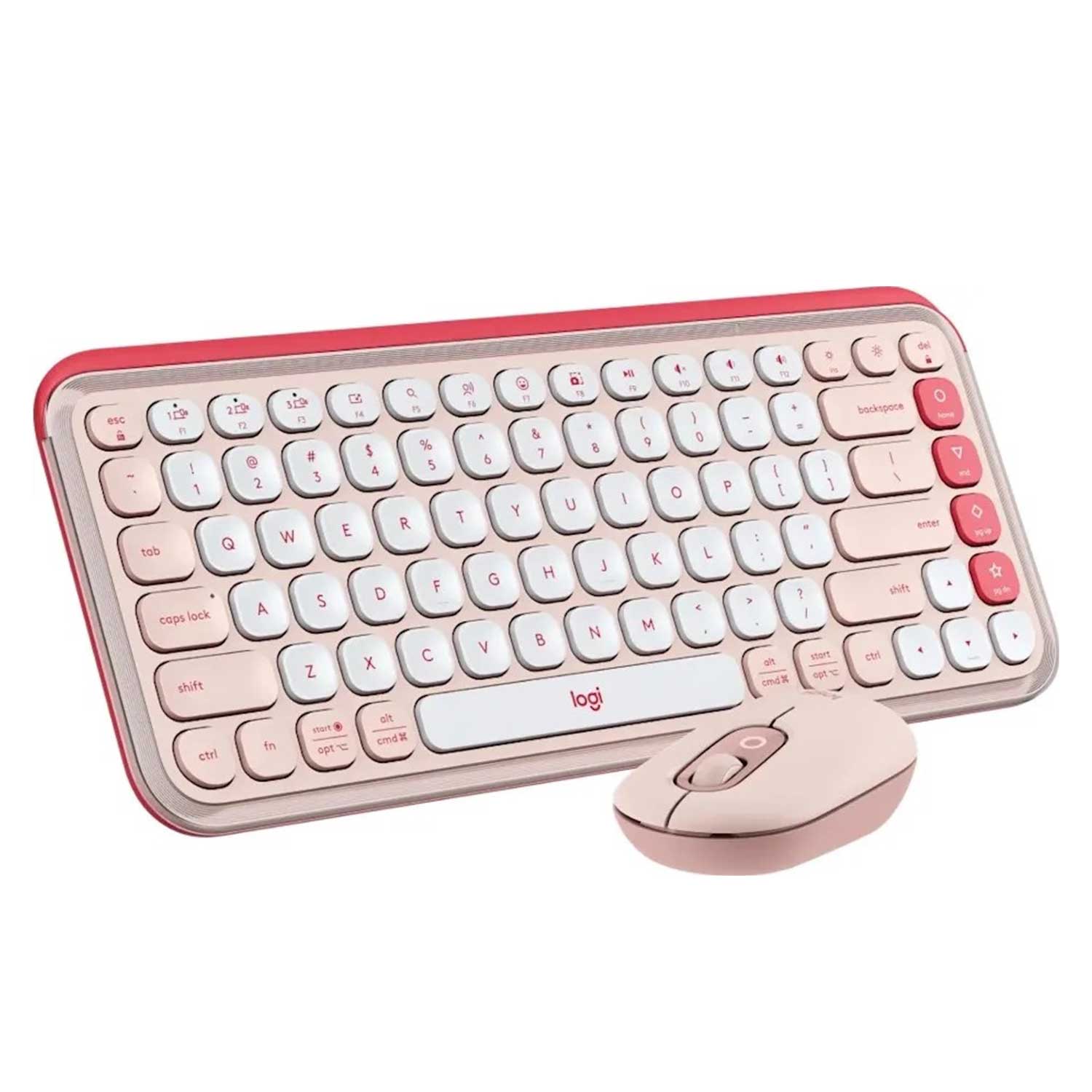 Rose keyboard Logitech POP Icon Combo Rose L920-013142 — 3