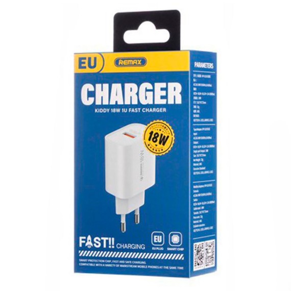 Power adapter REMAX RP-U119 6954851213208 18W — 2