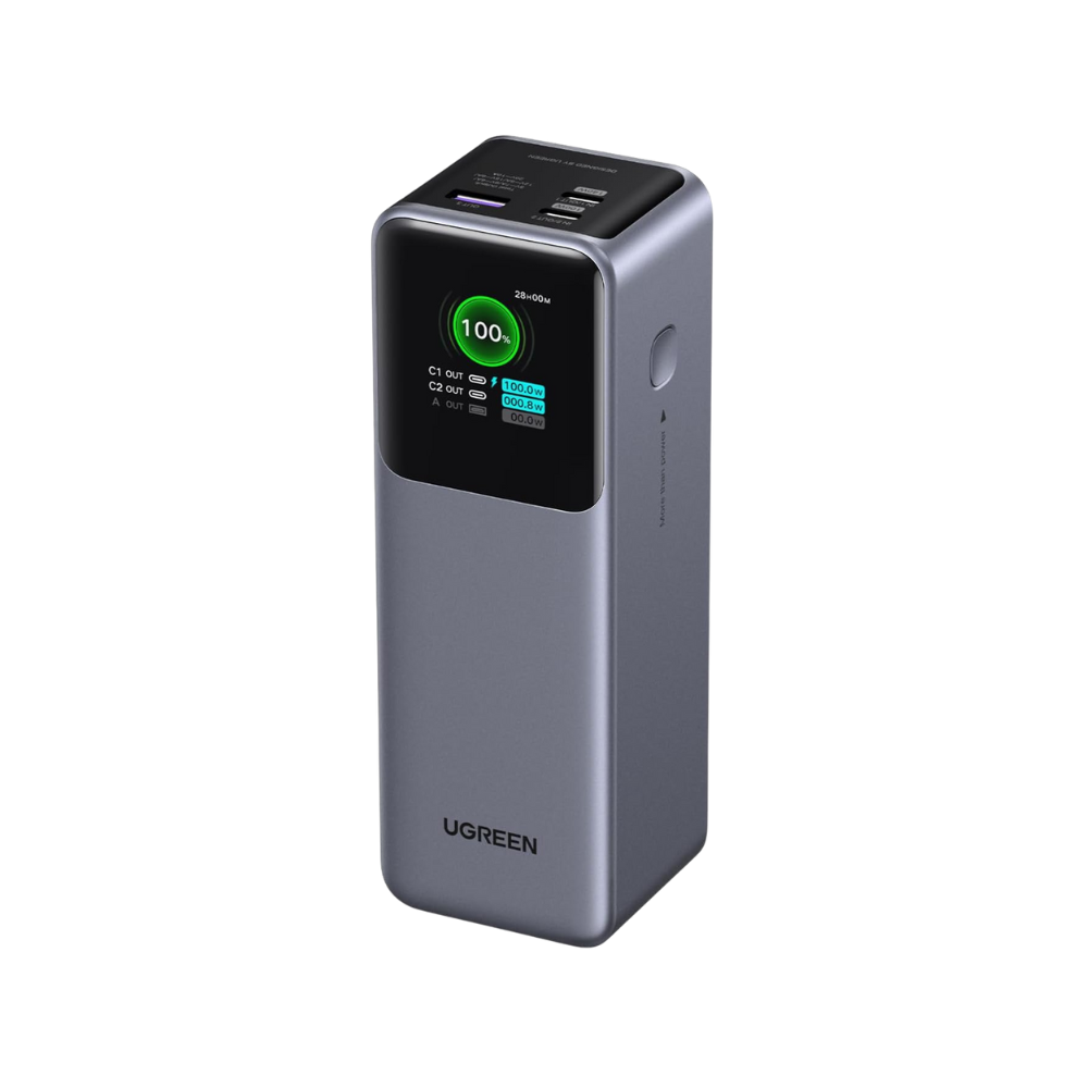 UGREEN Nexode Pro Charger EU 90597A 220V to two USB-C and one USB-A 5V 145Wt PD 3.1 Charger 140W — 3