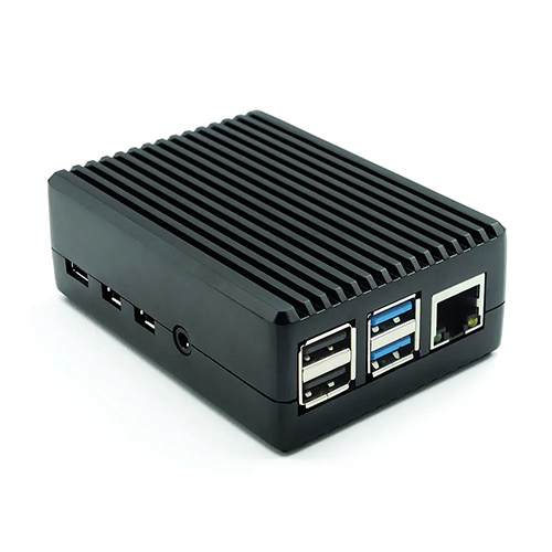 Aluminum-Alloy Heat Dissipation Enclosure Case for Raspberry PI 4 — 4