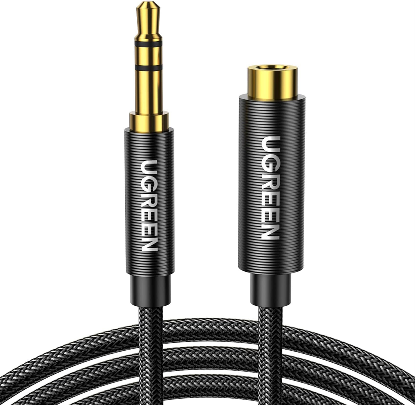 UGREEN Plated Braided 3.5mm audio Extension Cable 2.0m 40675 — 2