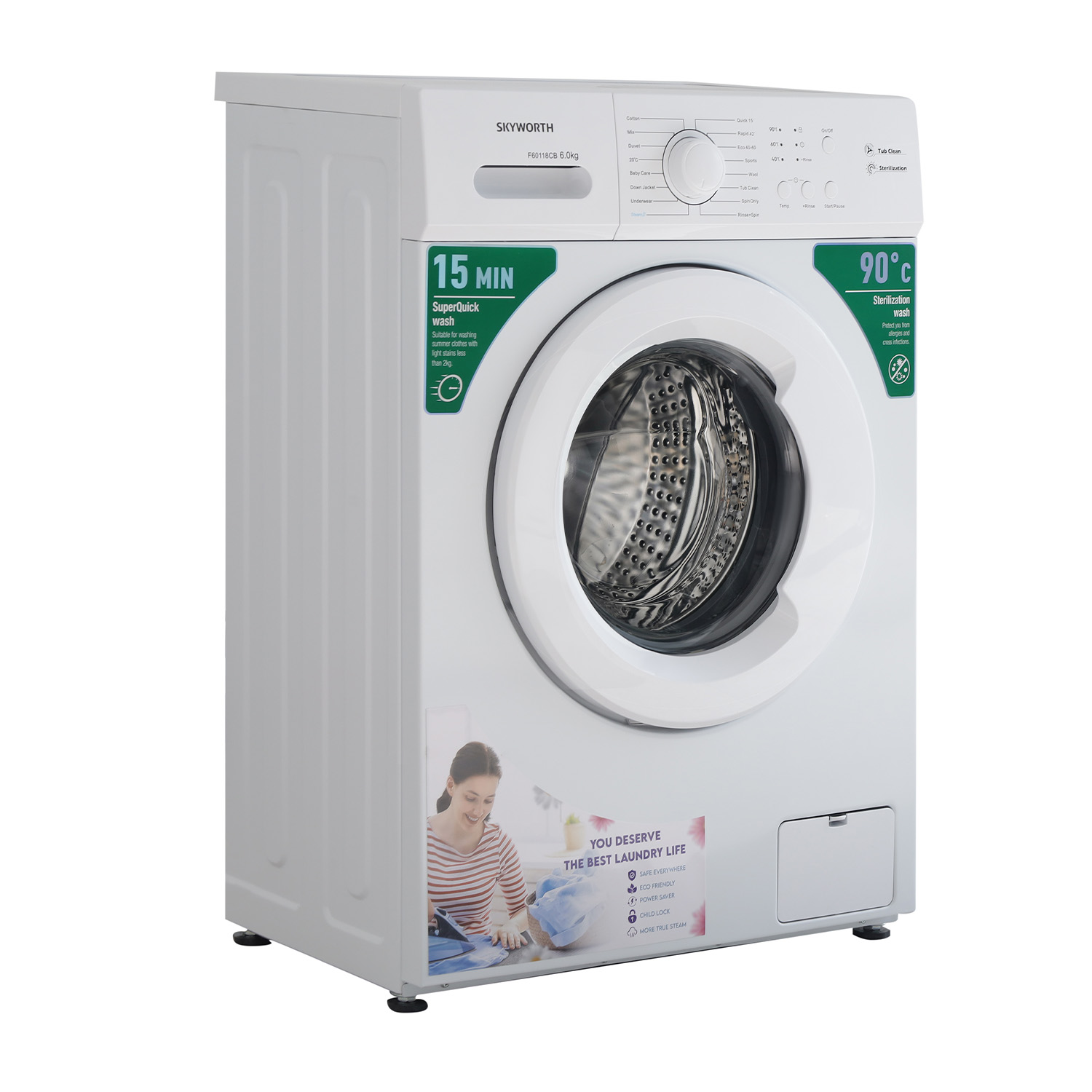 Washing machine SKYWORTH F60118CB — 3